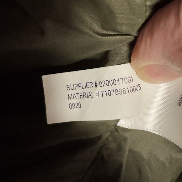 Polo Ralph Lauren Rain Jacket Windbreaker Hideaway Hood Mens XXL Olive Green - Picture 11 of 11